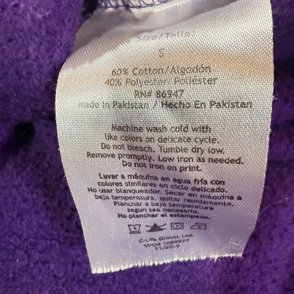 Nickelodeon Purple Rugrats Crew Neck Sweatshirt Chest Logo Size Small Kid-core - Picture 4 of 5